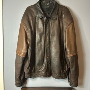 Saxony Men’s Leather Jacket Size 44
